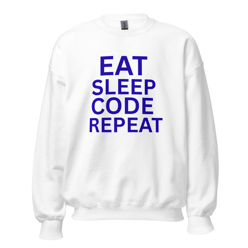 Eat Sleep Code Repeat Programmer Sweatshirt