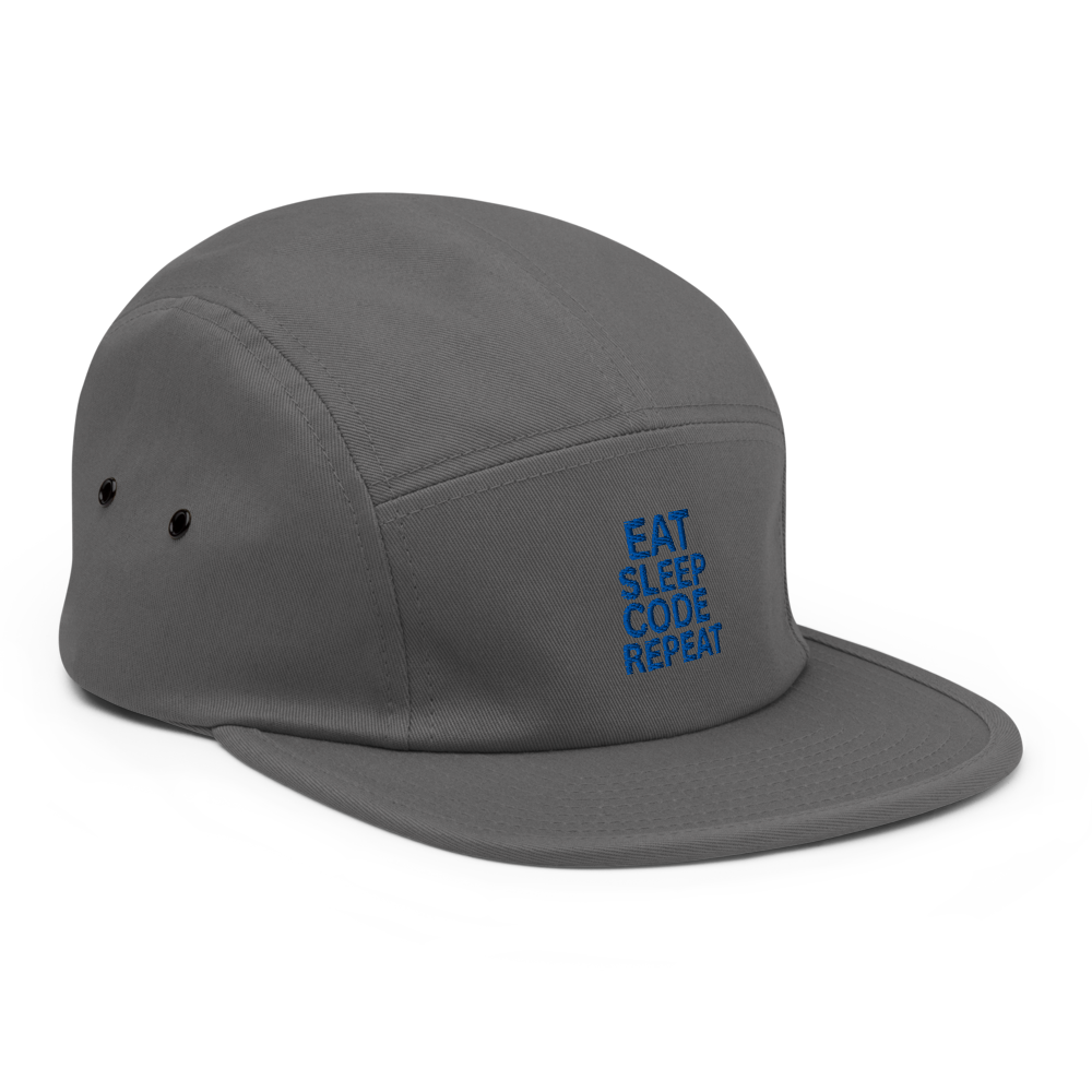 Eat Sleep Code Repeat 5 Panel Cap thumbnail 4