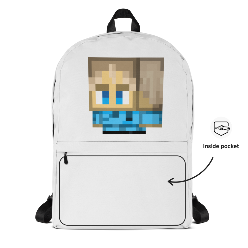 EricSokPlays Pixel Boy Minecraft Backpack thumbnail 2