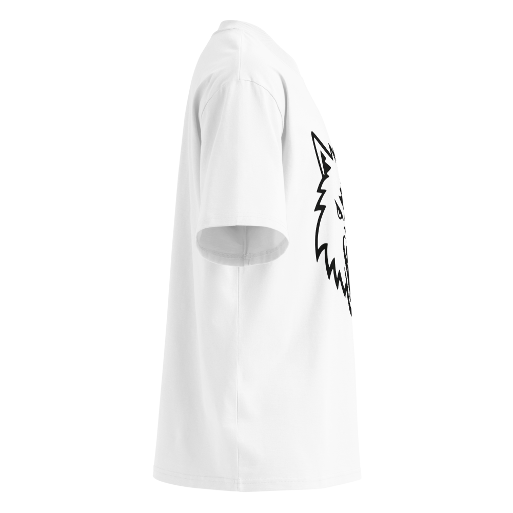 Wolf Graphic Organic High-Neck Tee thumbnail 3