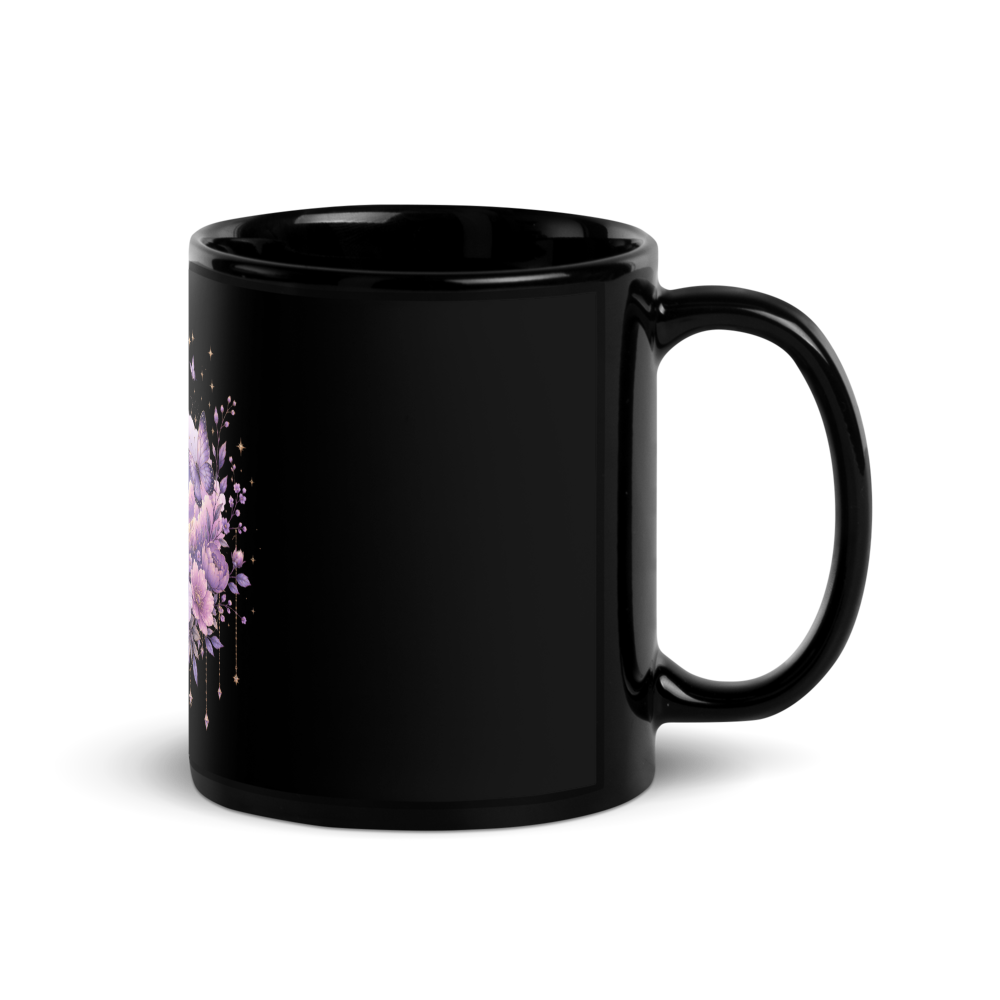 Dreamcore Bloom Black Mug thumbnail 2