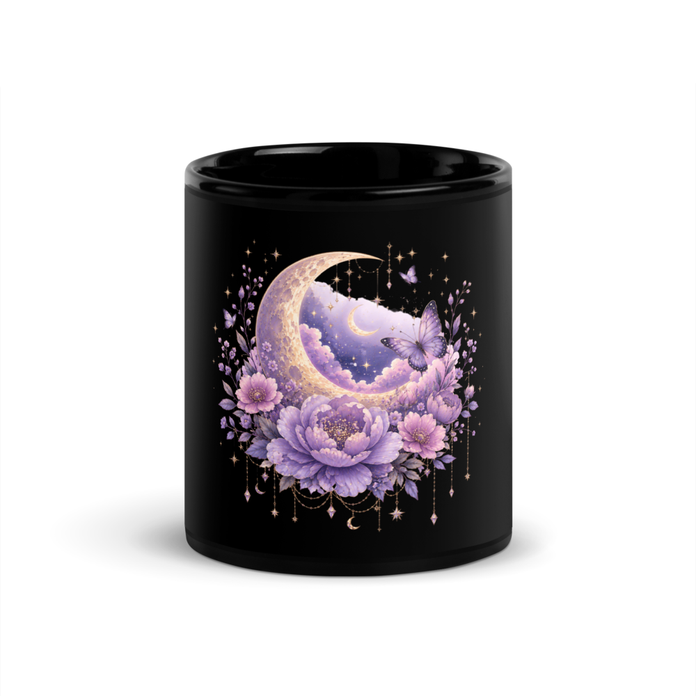 Dreamcore Bloom Black Mug thumbnail 3