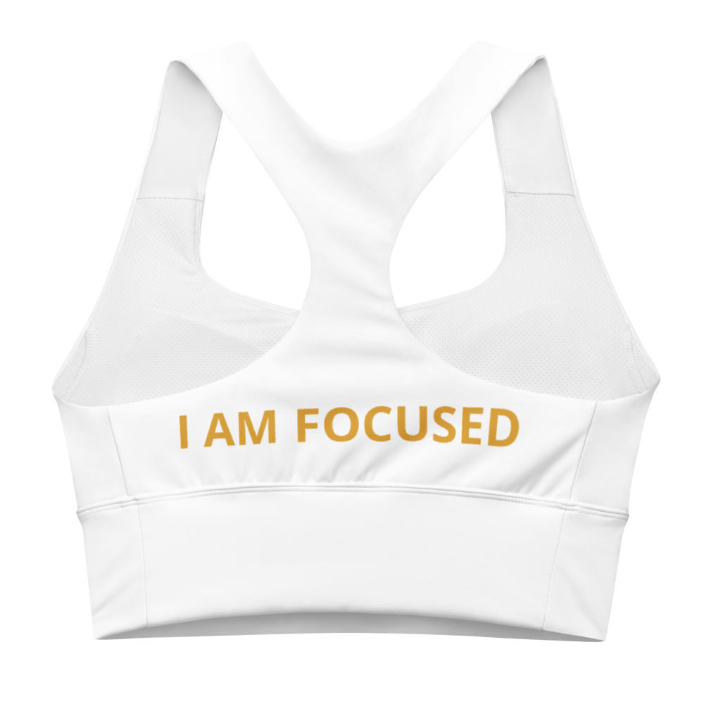 IYE.AM “I AM FOCUSED” Longline Sports Bra thumbnail 2