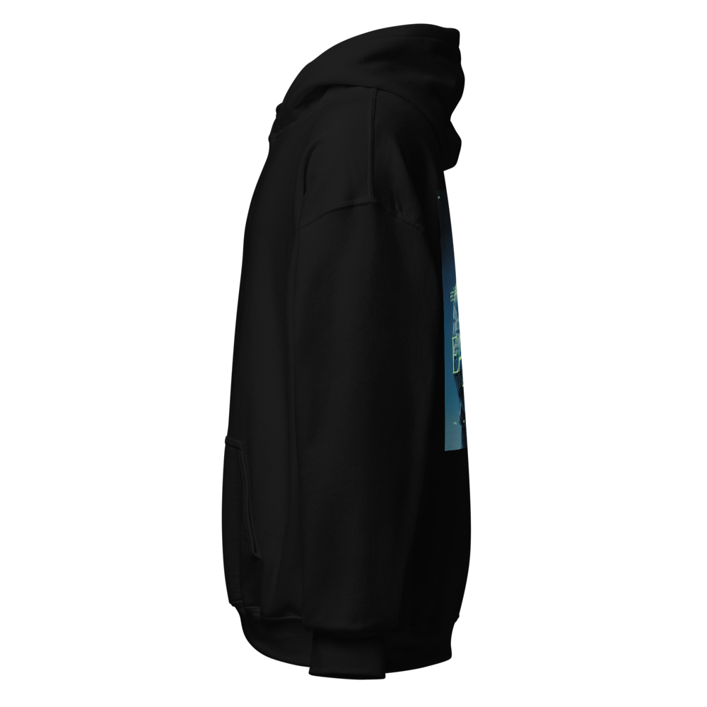 Aura Wear "Crown Lies" Heavy Blend Hoodie - Black thumbnail 3