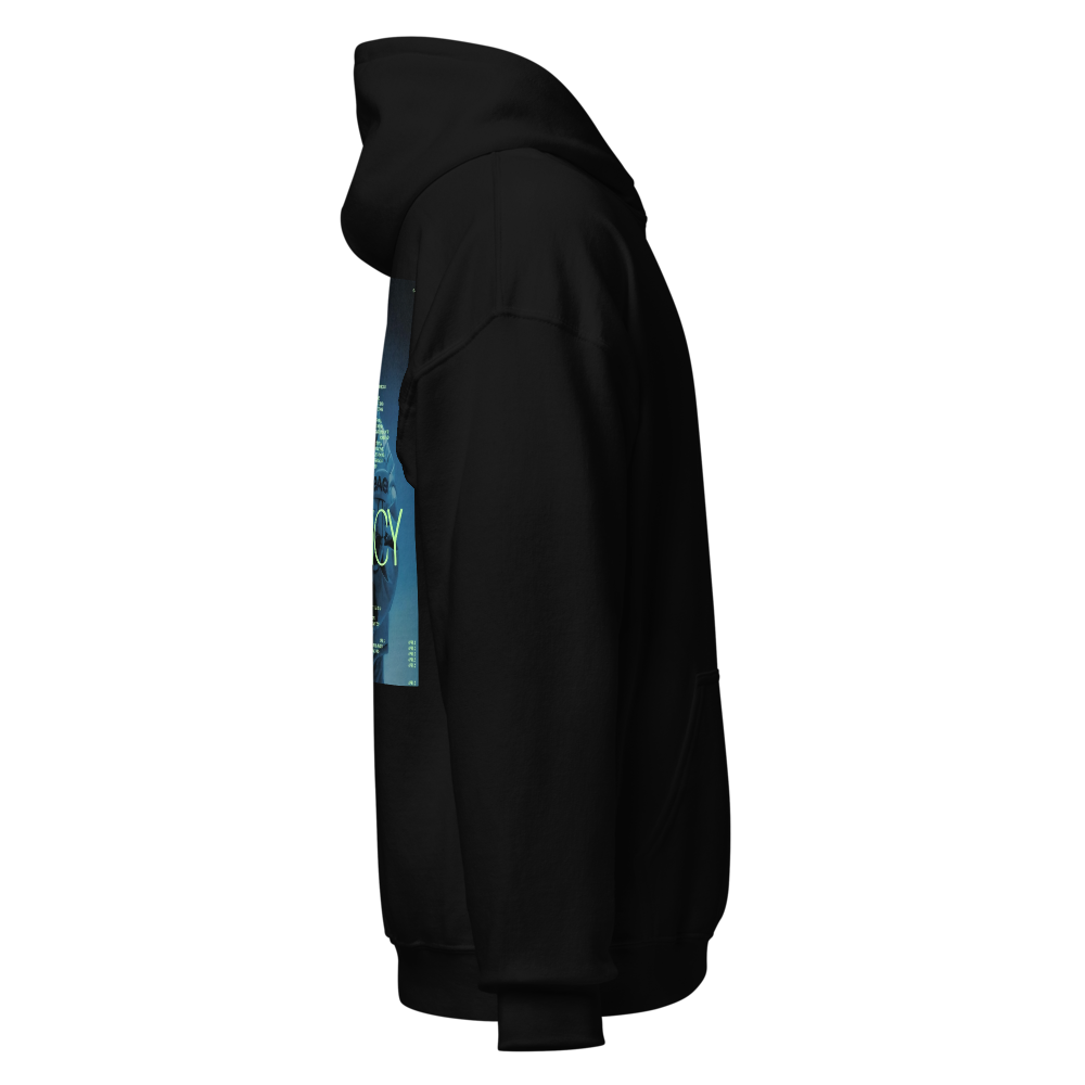 Aura Wear "Crown Lies" Heavy Blend Hoodie - Black thumbnail 4