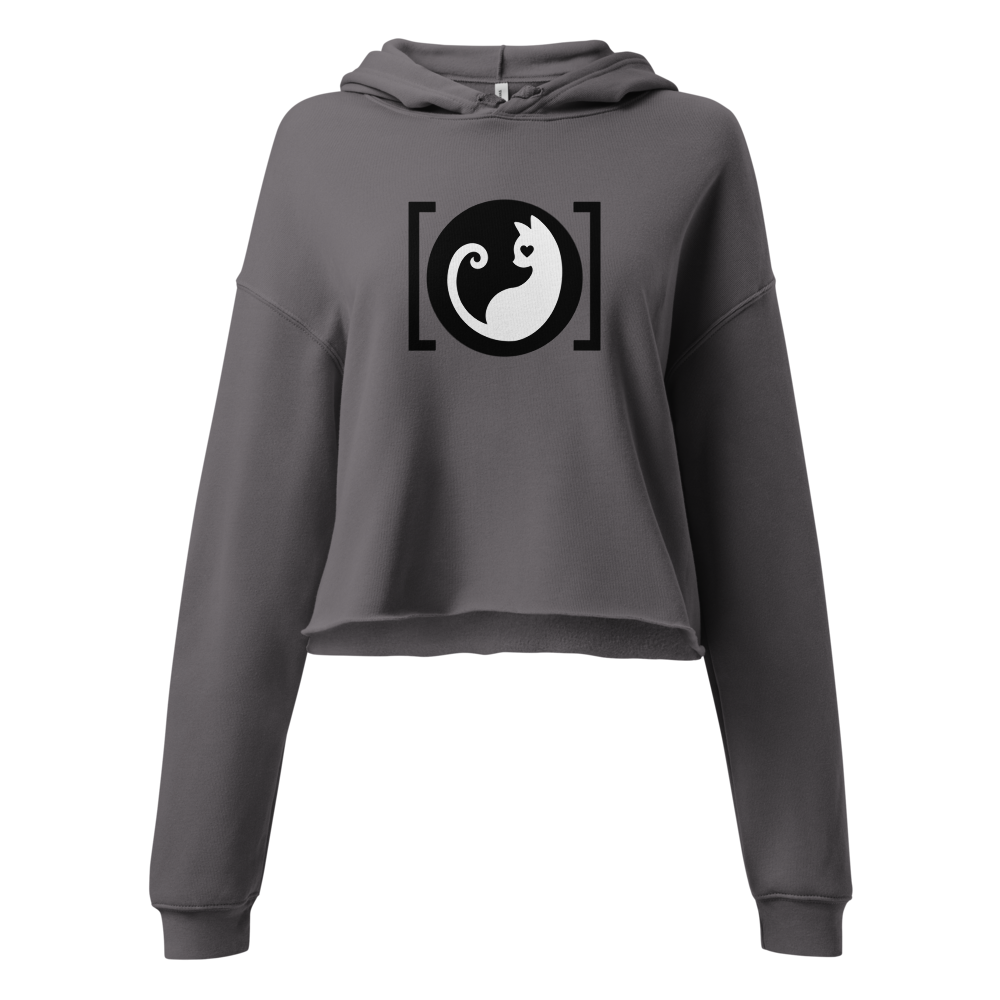 Cropped Hoodie "Cat-titude"