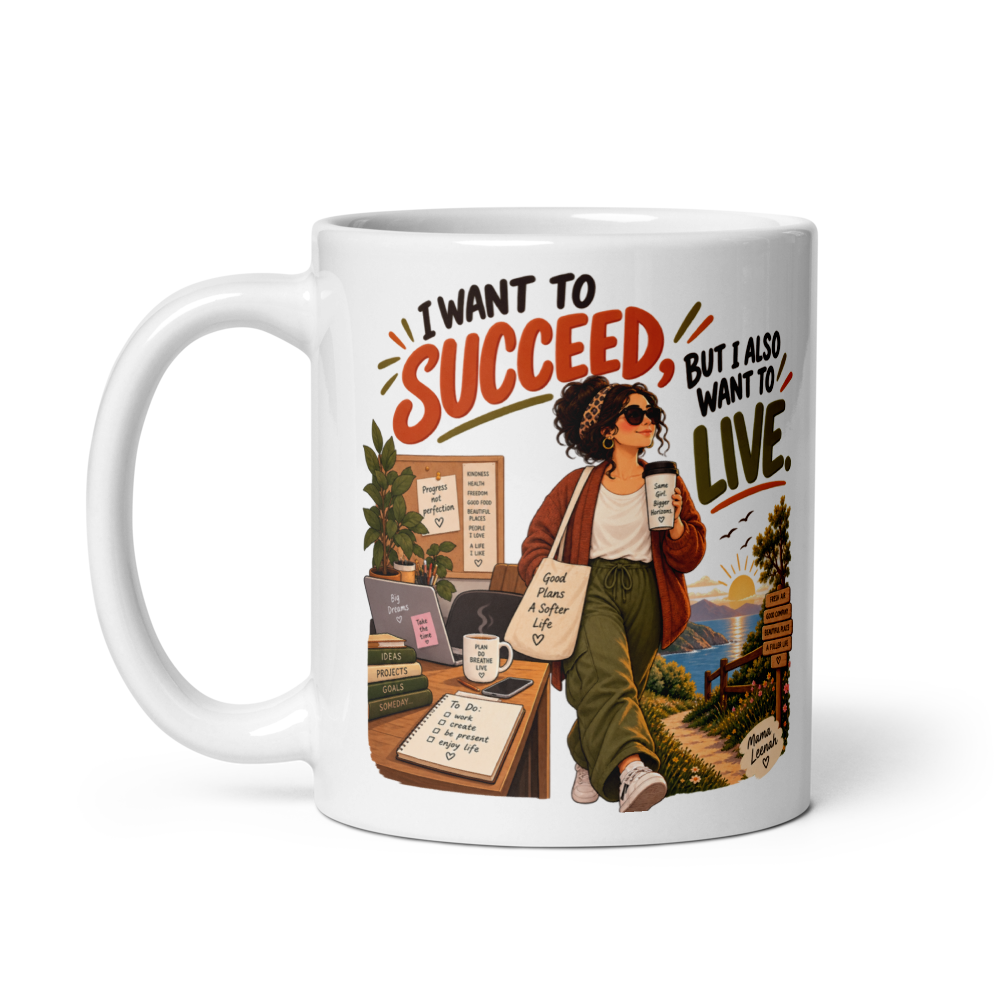 Mama Leenah – Succeed, But Also Live Mug thumbnail 3
