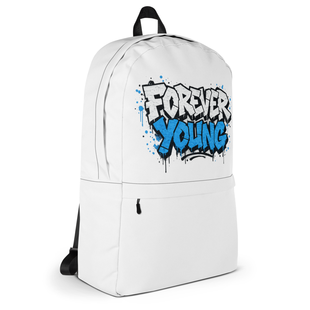 "Forever Young' school backpack thumbnail 4
