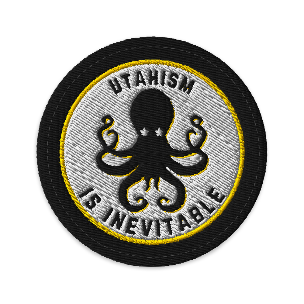 Official Utahism Embroidered Tactical Patch thumbnail 3