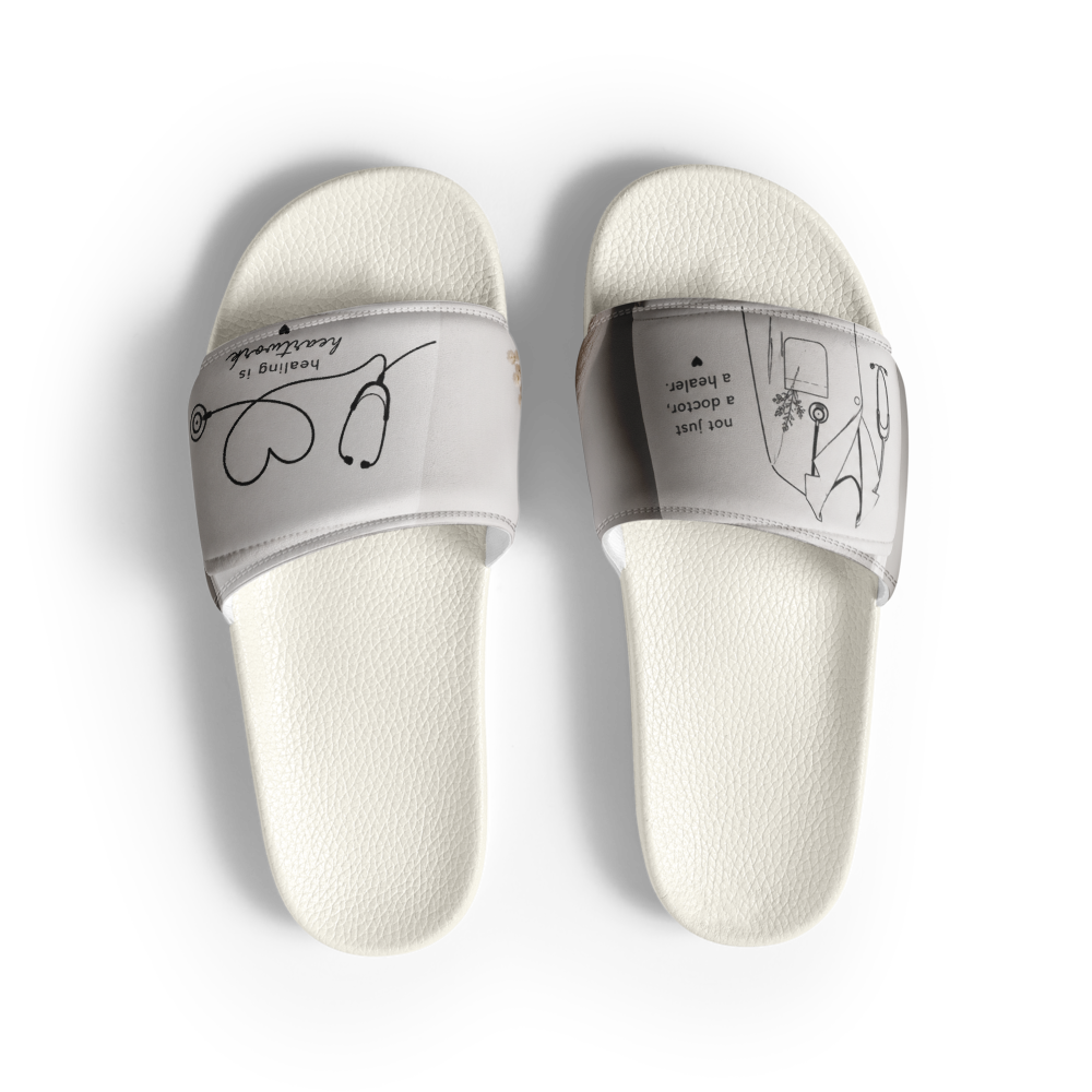 Doc & Co. Healing Is Heartwork Women’s White Slide thumbnail 2