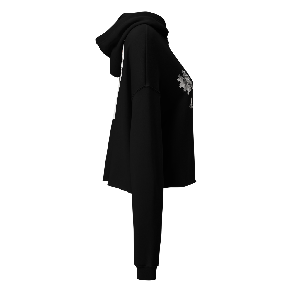 Midnight Ink Crop Hoodie thumbnail 4