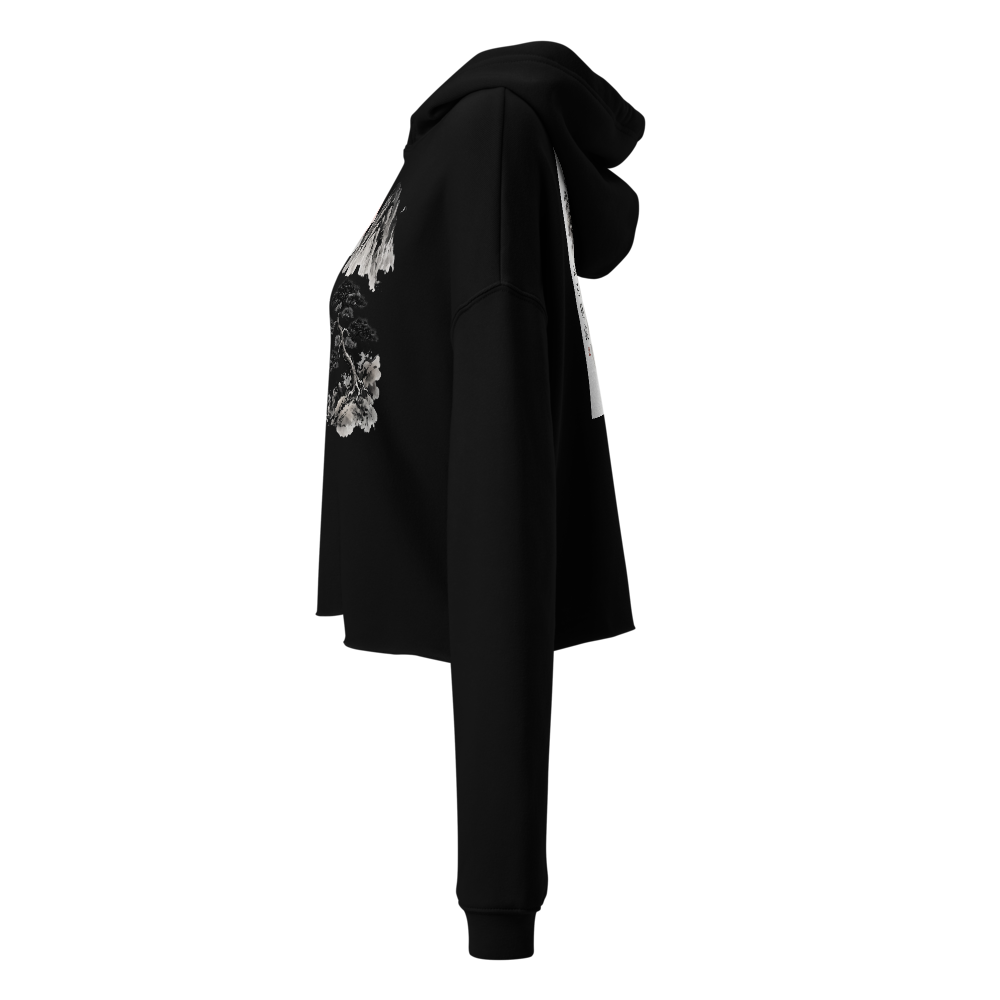 Midnight Ink Crop Hoodie thumbnail 3
