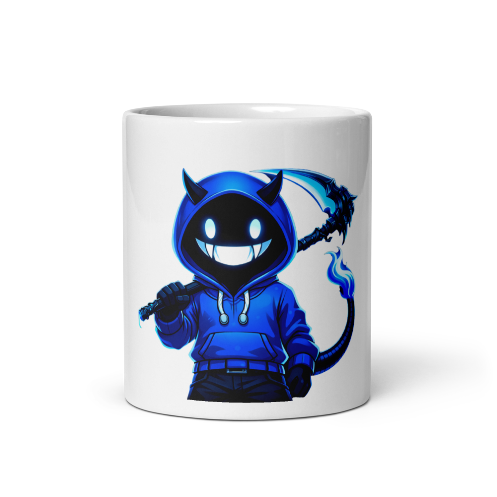 White Blue_blud ( DEMON ) Mug thumbnail 3