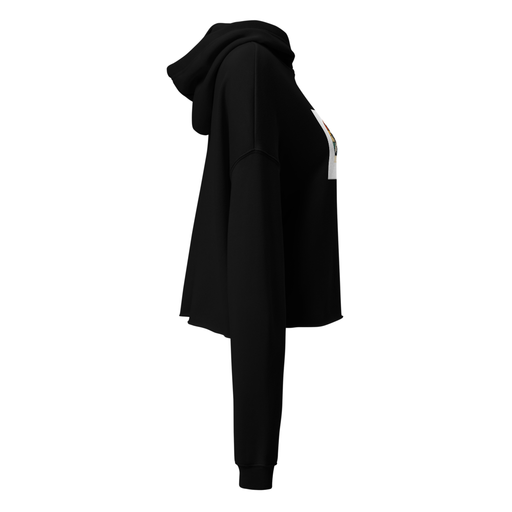 Women's Fleece Crop Hoodie thumbnail 4