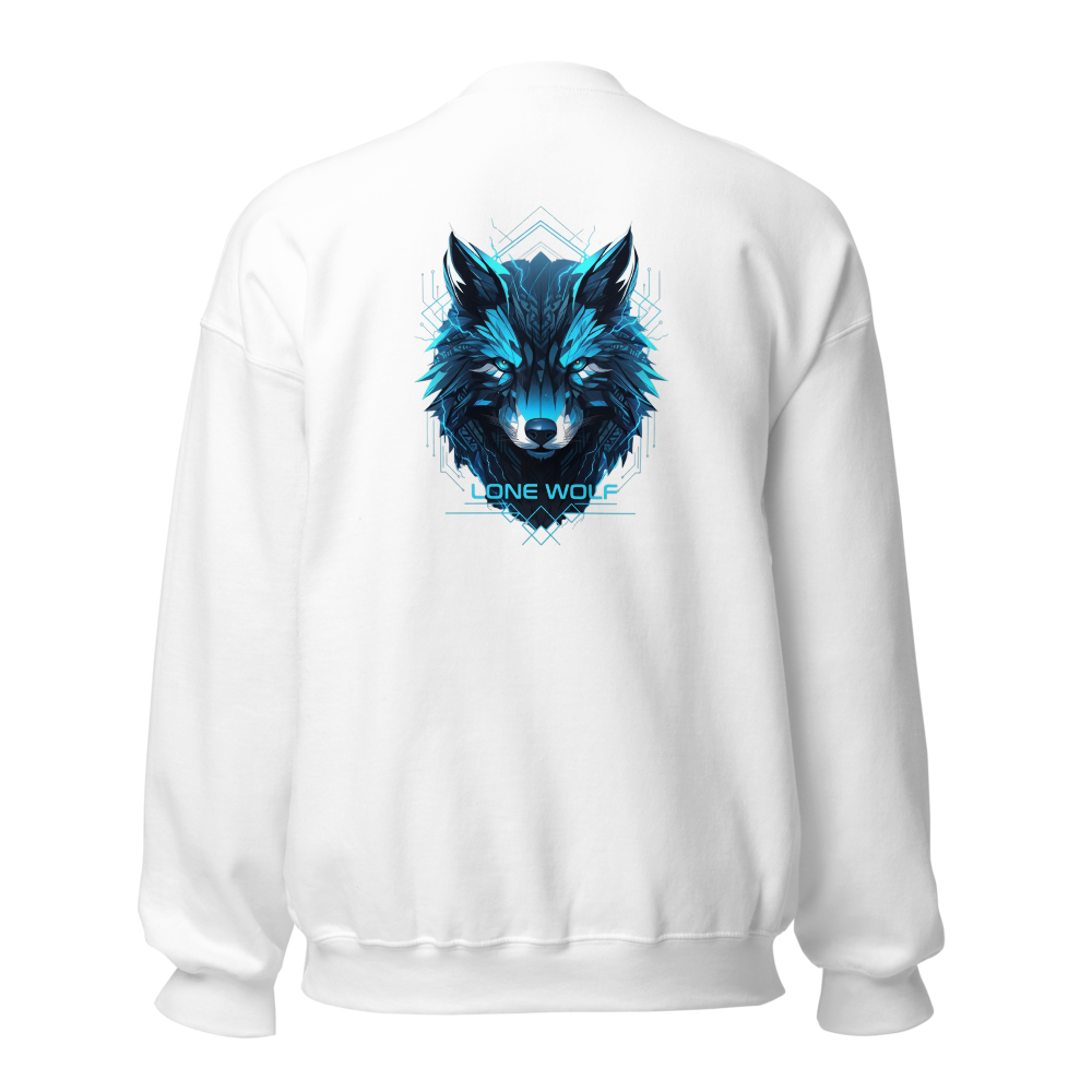 Vintage Skate Wolf Graphic Crewneck thumbnail 4