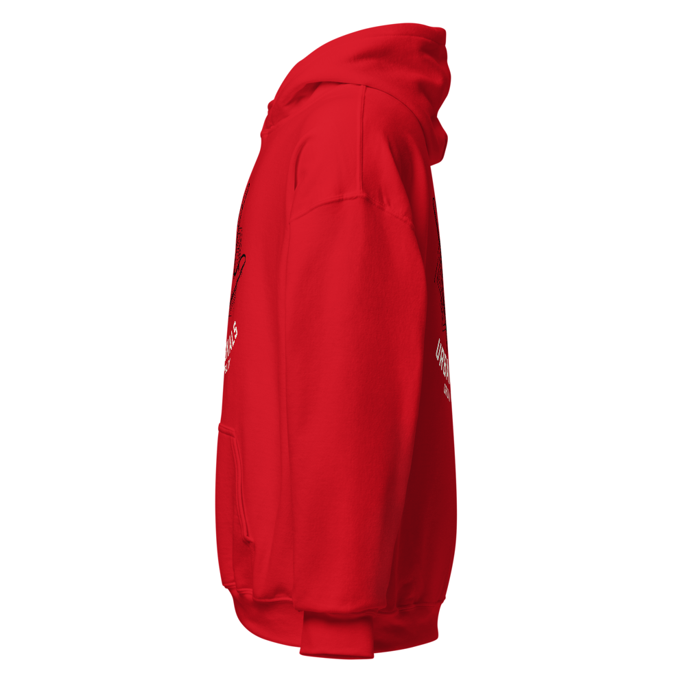 Red Streetwear Hoodie - Bold Graphic Urban Style thumbnail 3