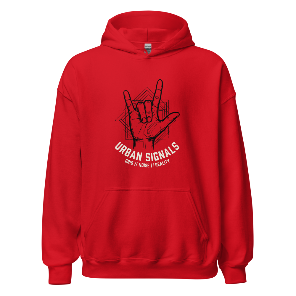 Red Streetwear Hoodie - Bold Graphic Urban Style thumbnail 2
