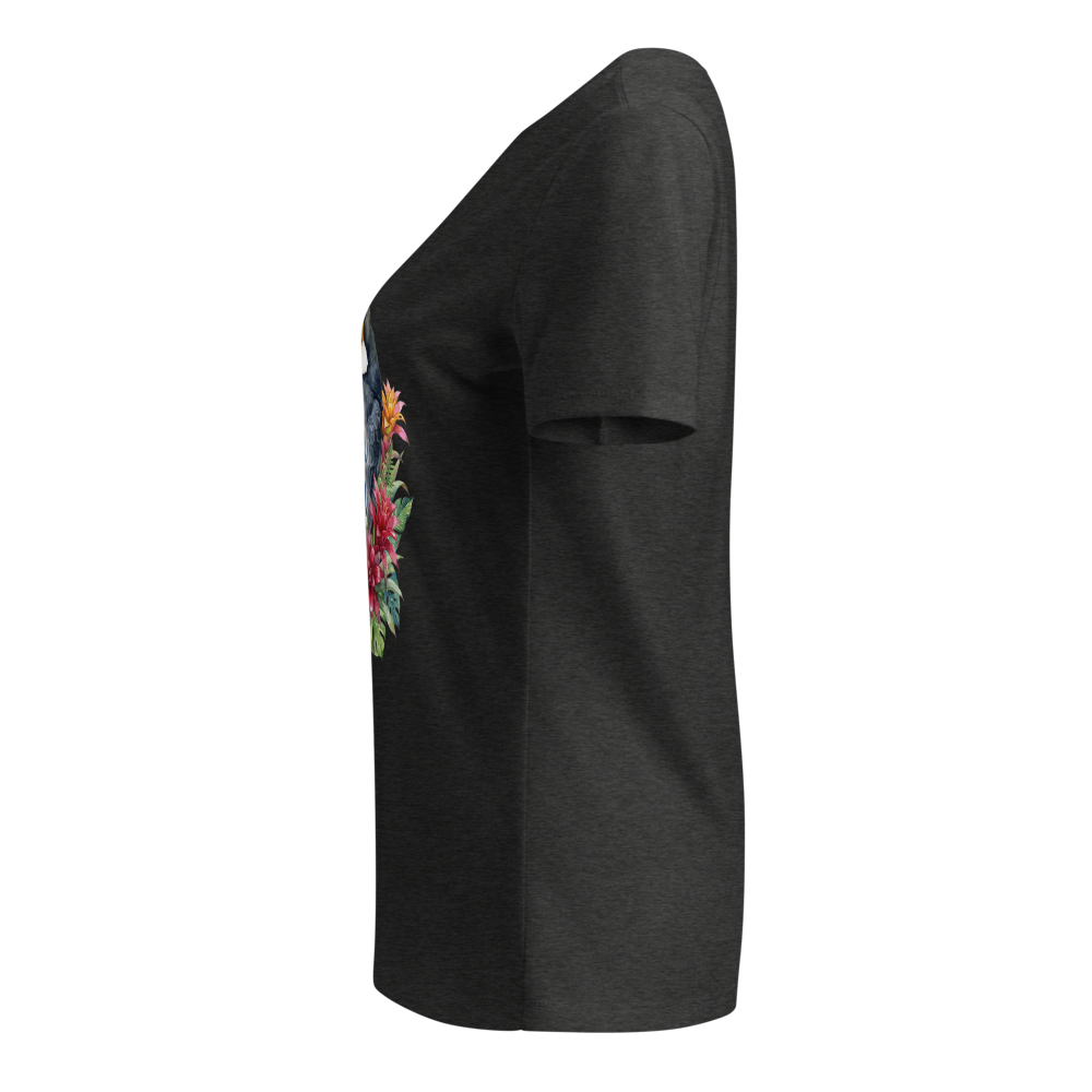 Faith Over Fear T Shirt - Women's Relaxed V Neck  thumbnail 2