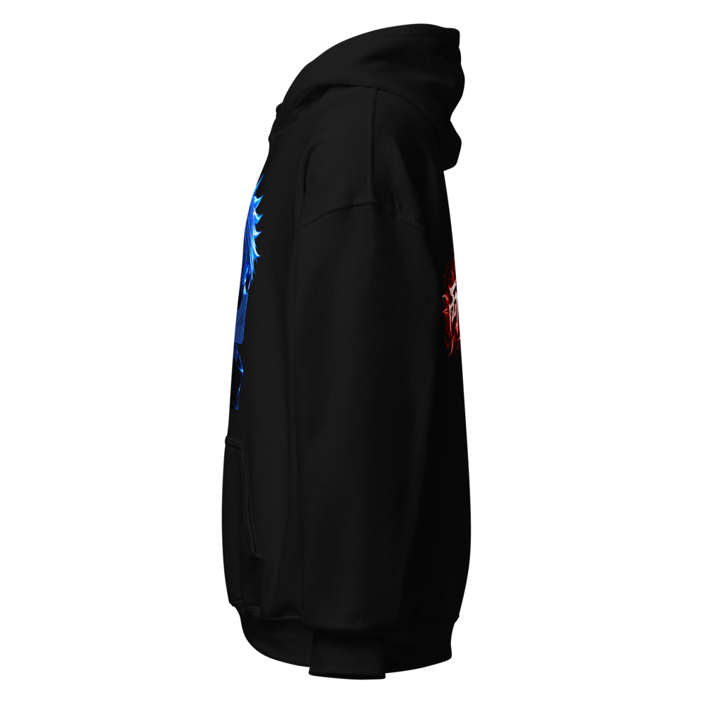 Gojo saturo dark aura hoodie  thumbnail 2
