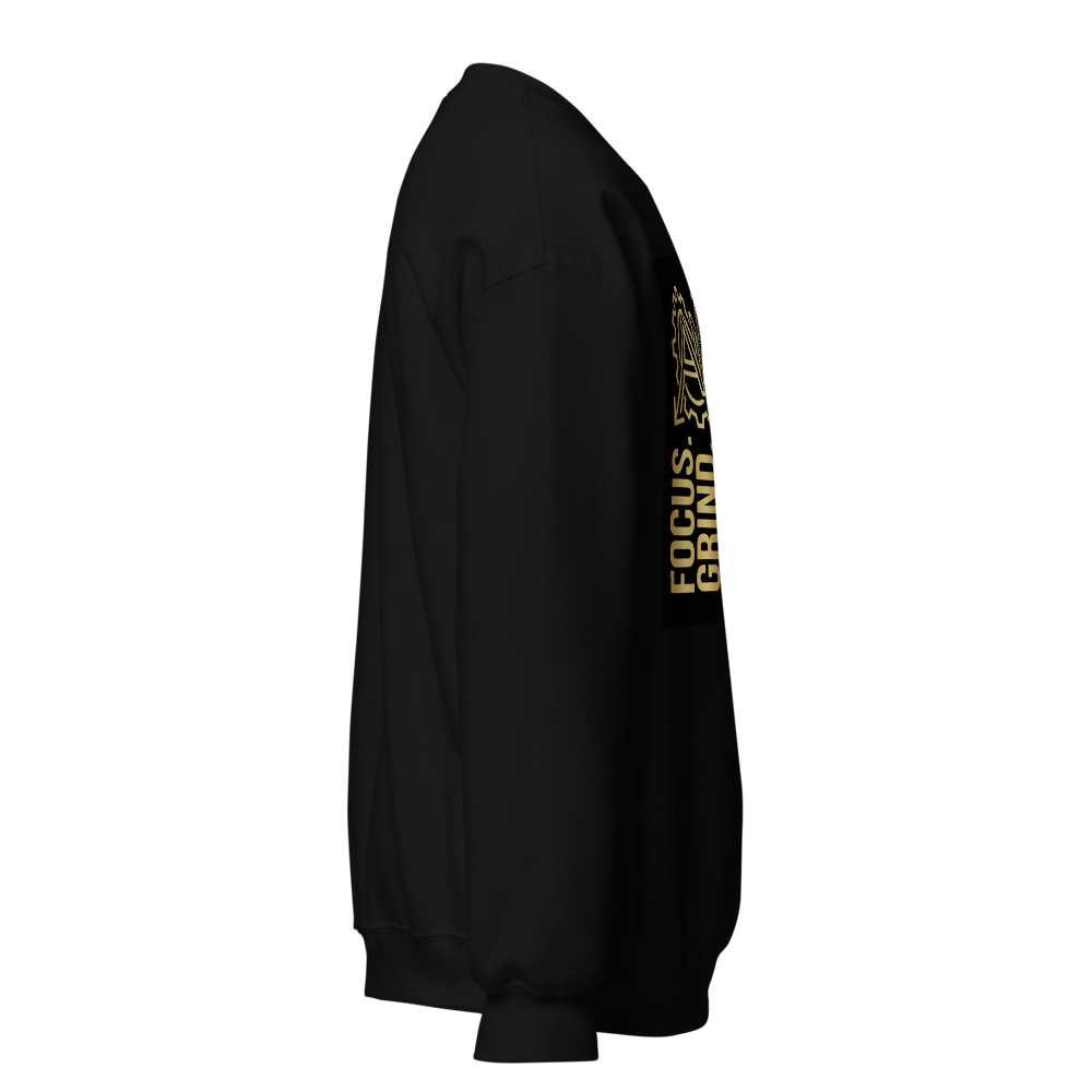 Focus Grind Hustle Repeat Motivational Sweatshirt thumbnail 4