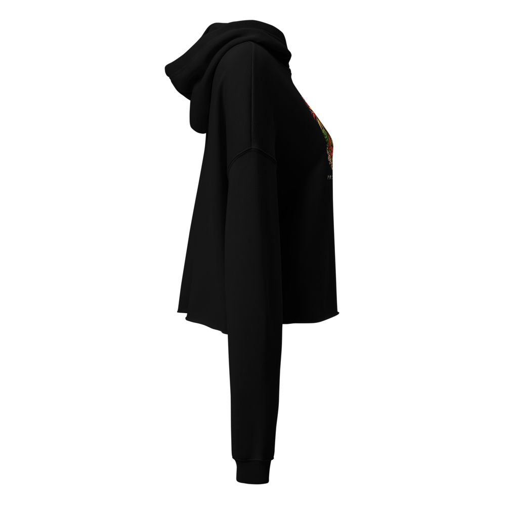 Papua New Guinea Tribal Bird Cropped Hoodie thumbnail 3
