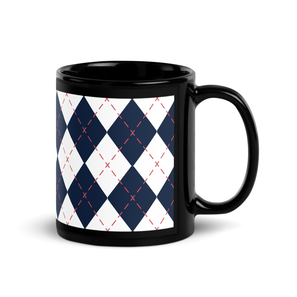 Black Glossy Coffee Mug thumbnail 2