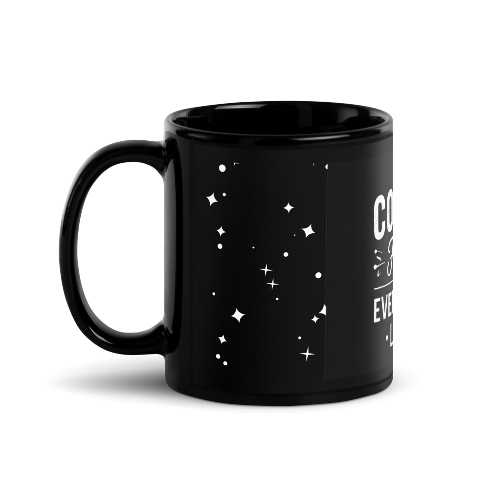 Black Glossy Coffee Mug