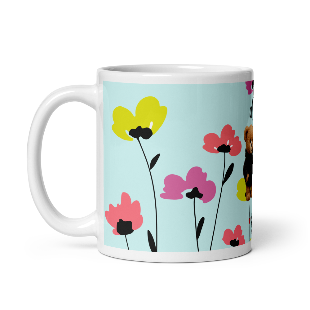 White Glossy Lovable Mug thumbnail 2