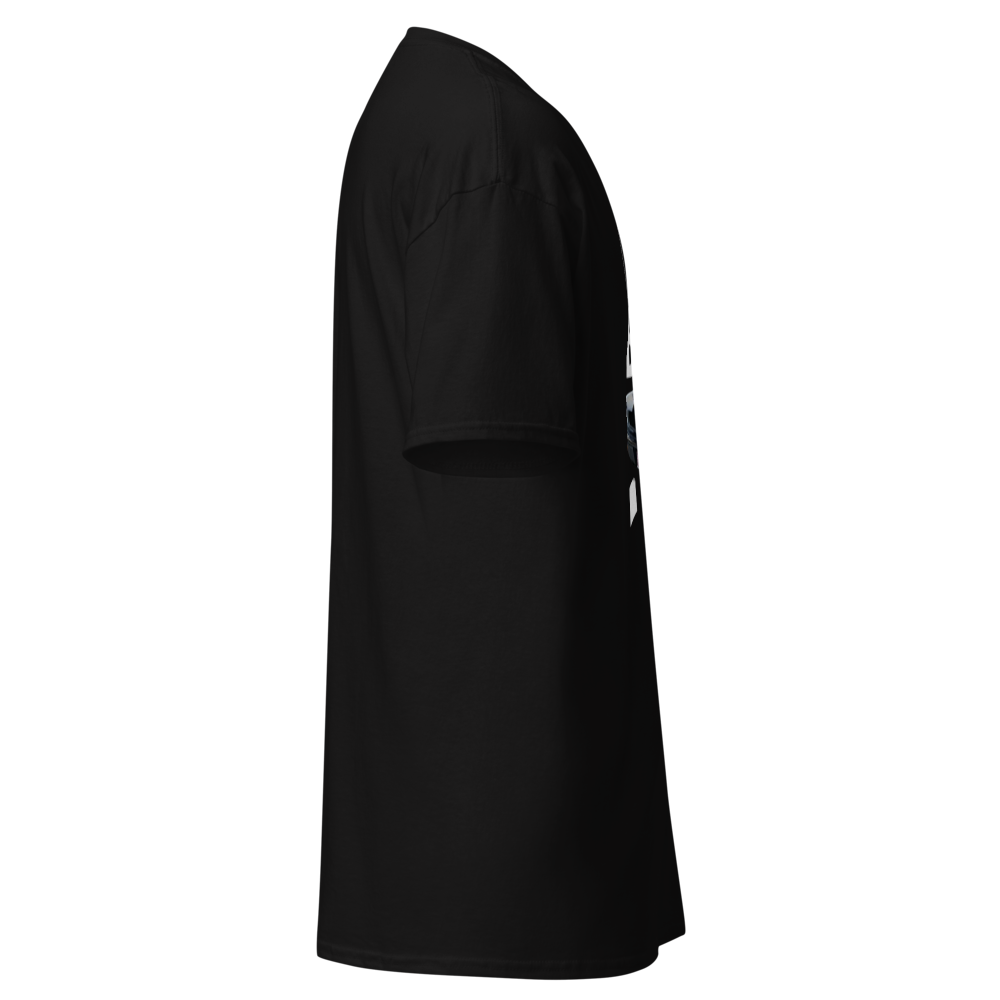 Men Solid Round Neck Cotton Blend Black T-Shirt thumbnail 4