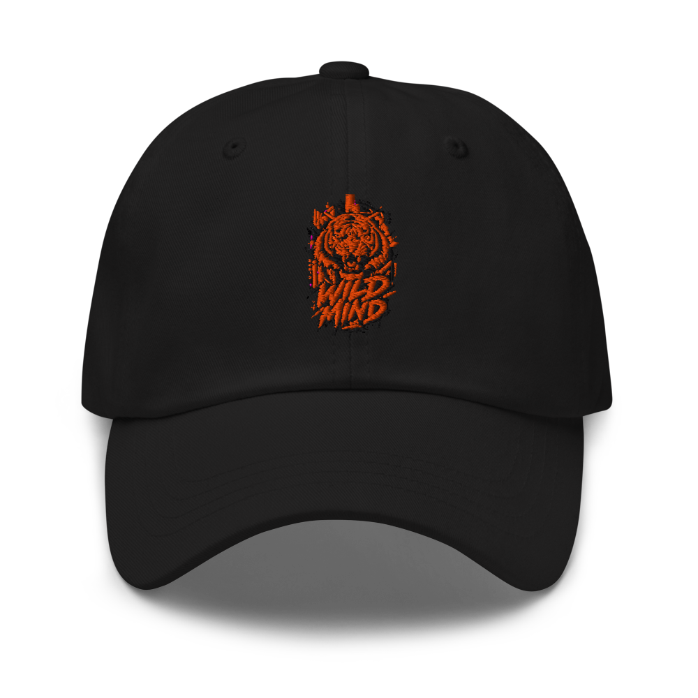 WILD MIND Tiger Embroidered Cap | Premium