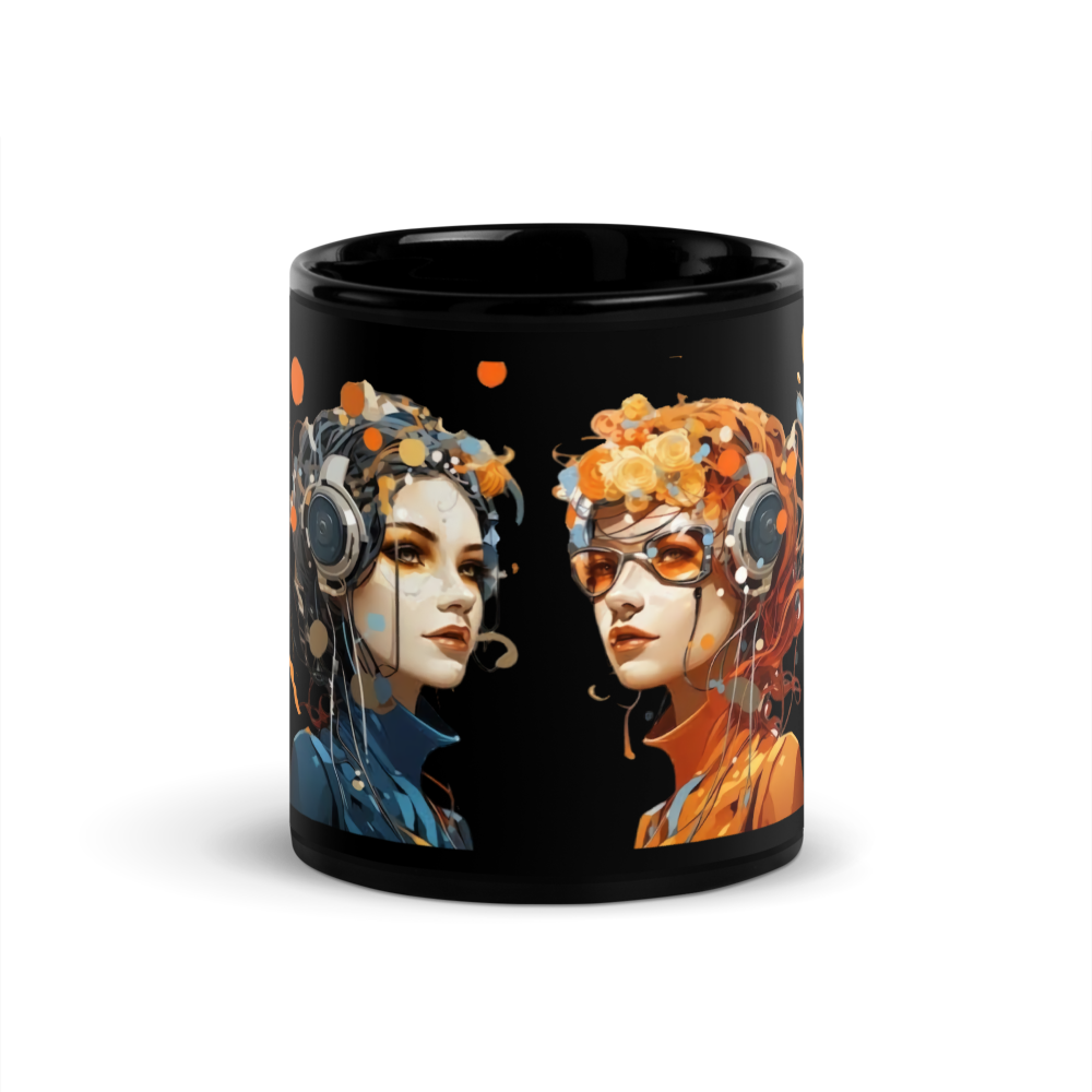 Black Glossy Mug thumbnail 3