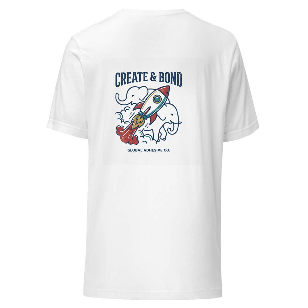 Bonding T-Shirt – Creative Rocket Graphic Unisex T thumbnail 2