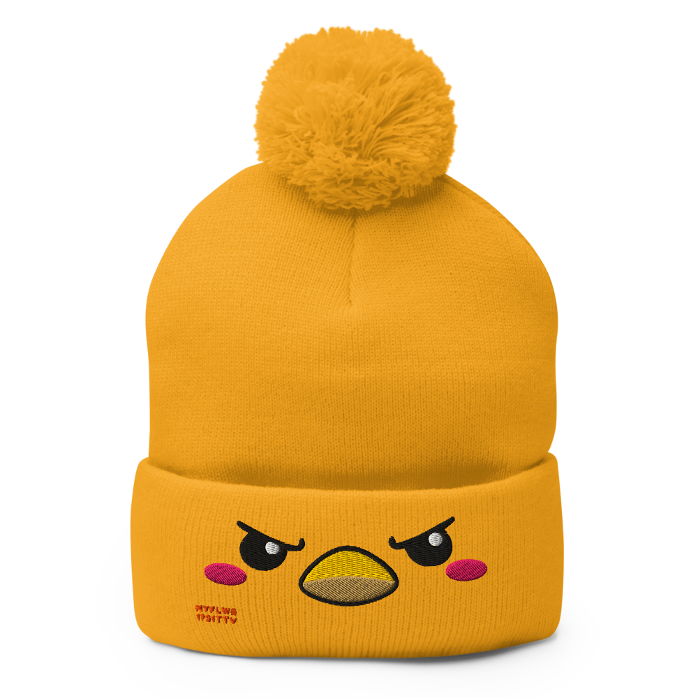 Ducky Pom Pom Beanie