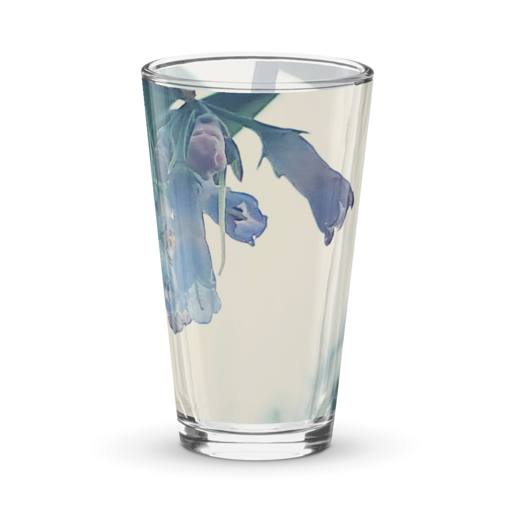 Fairy Flower Glass cup 16oz thumbnail 4