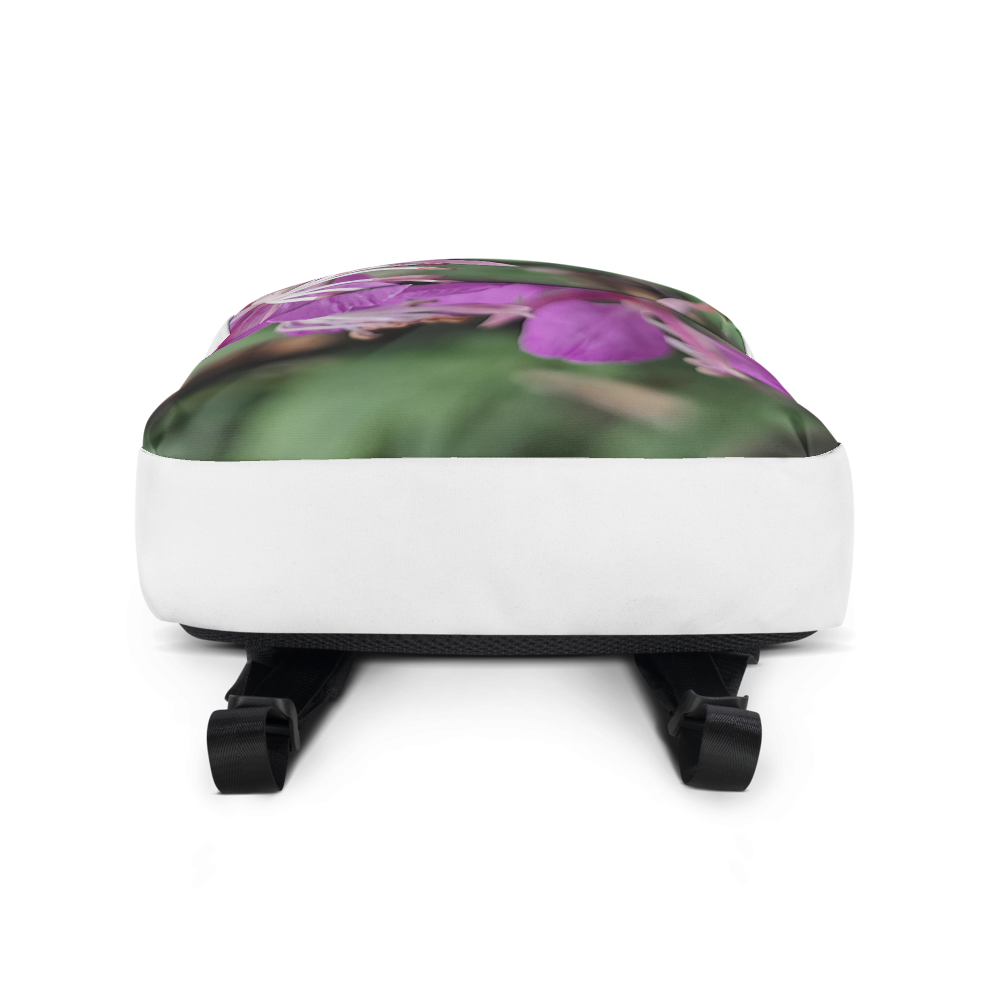 Purple flower backpack thumbnail 5