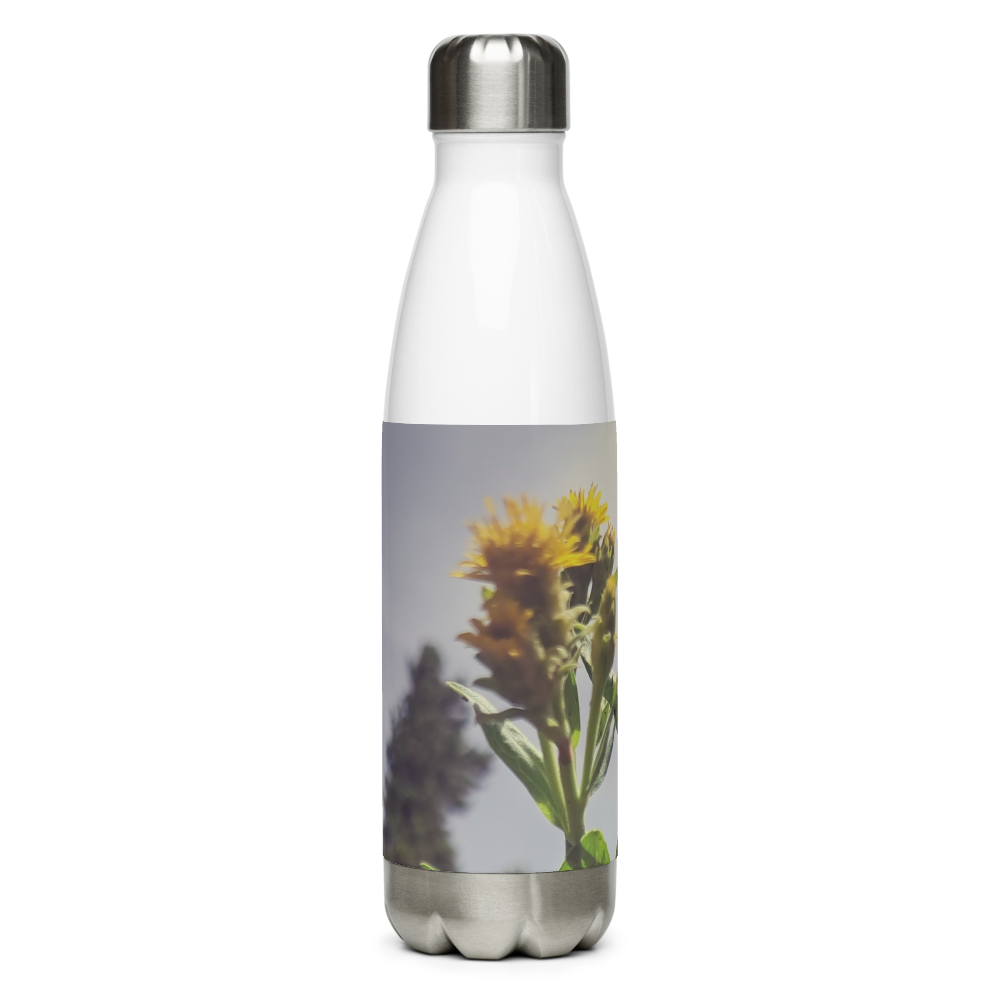 Stainless steel water bottle sunflower  thumbnail 2
