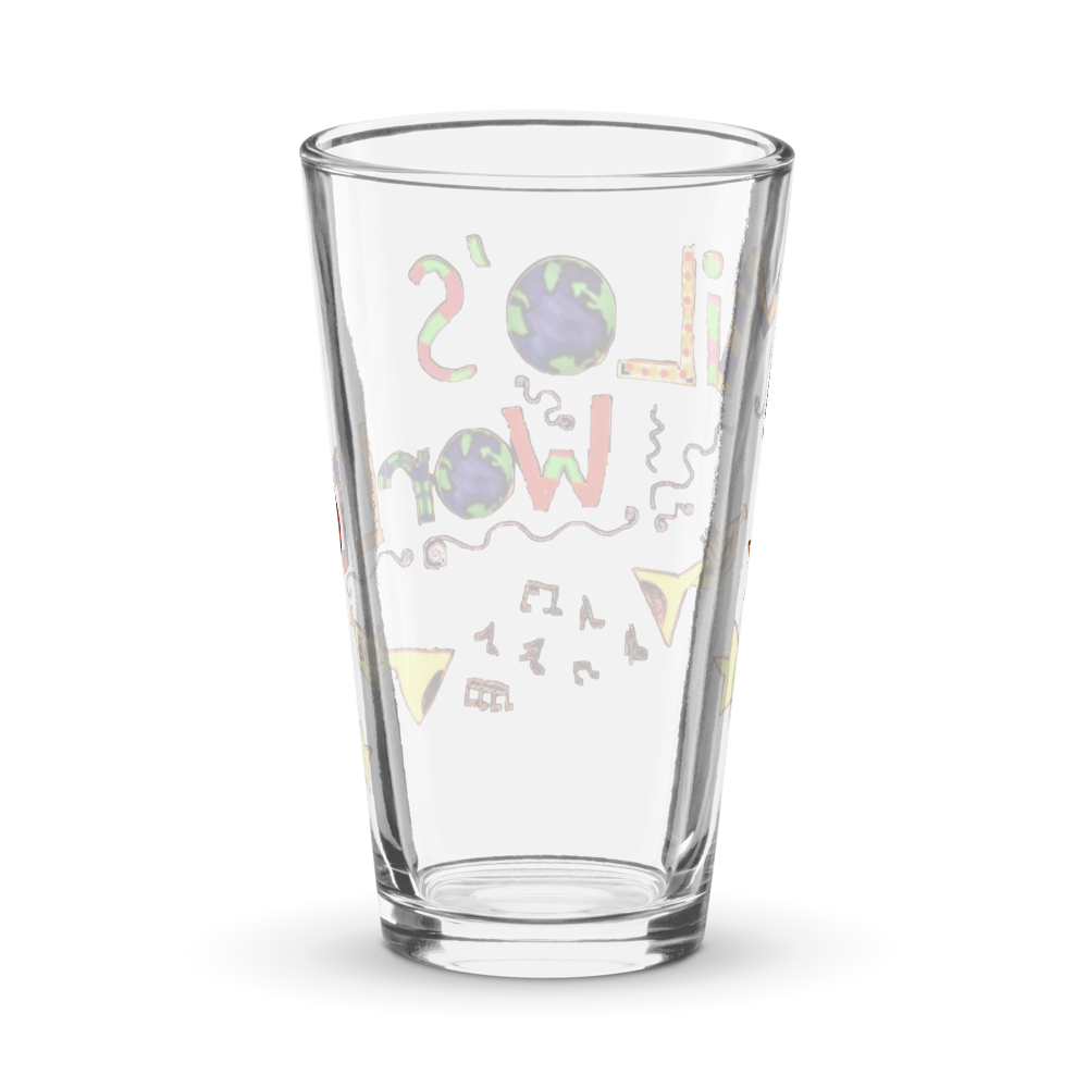 Milo's World Shaker Pint Glass thumbnail 2