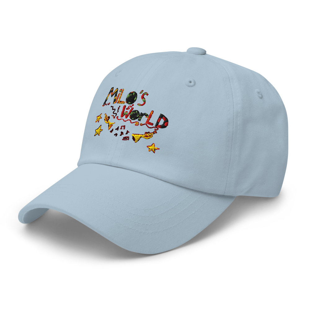 Milo's World Ball Cap Light BLUE thumbnail 5