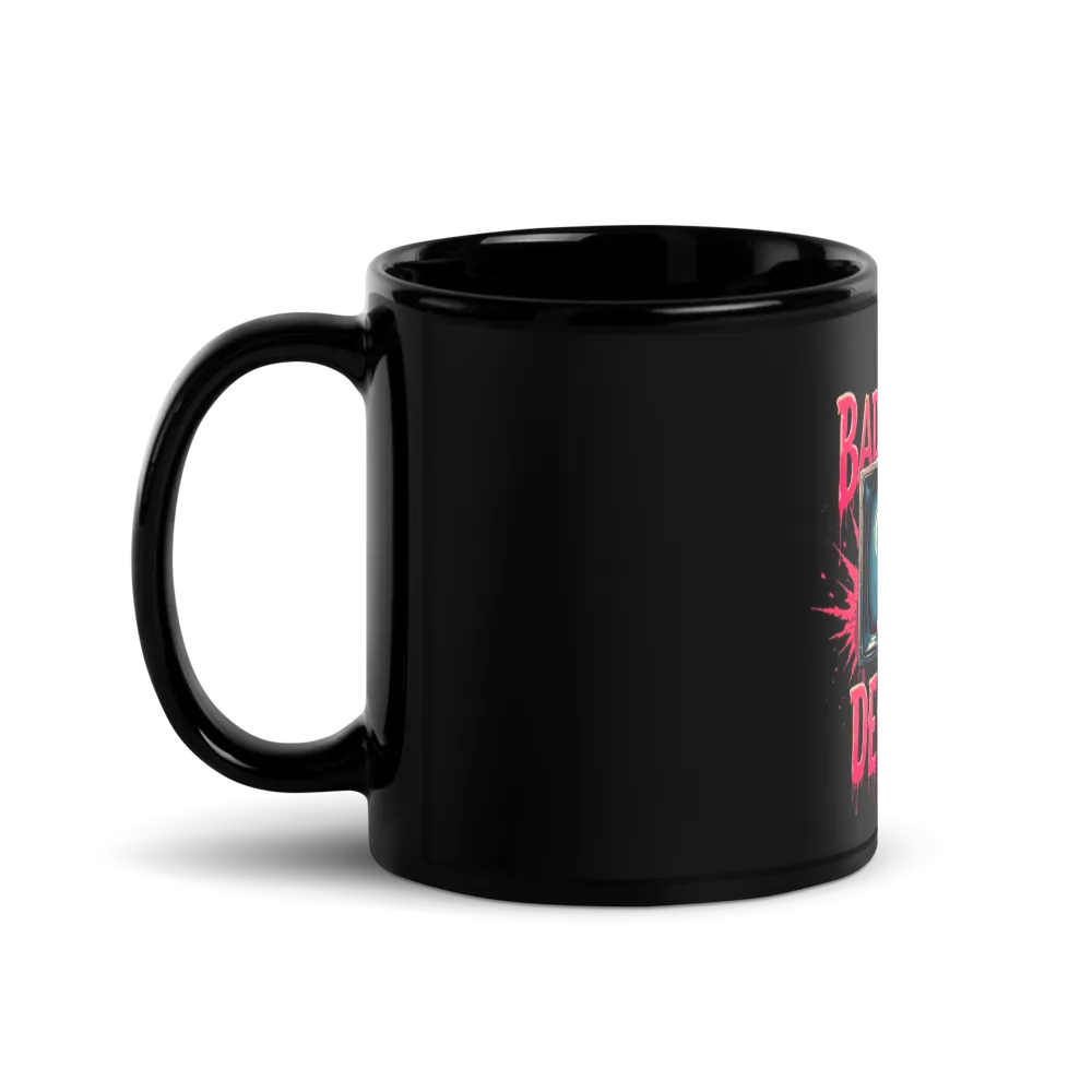 Bad Movies Deep Dive Official Logo Black Gloss Mug thumbnail 2
