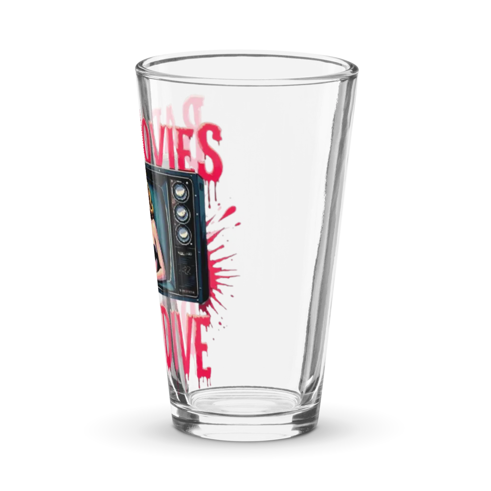 Bad Movies Deep Dive Official Logo Pint Glass 16oz thumbnail 4