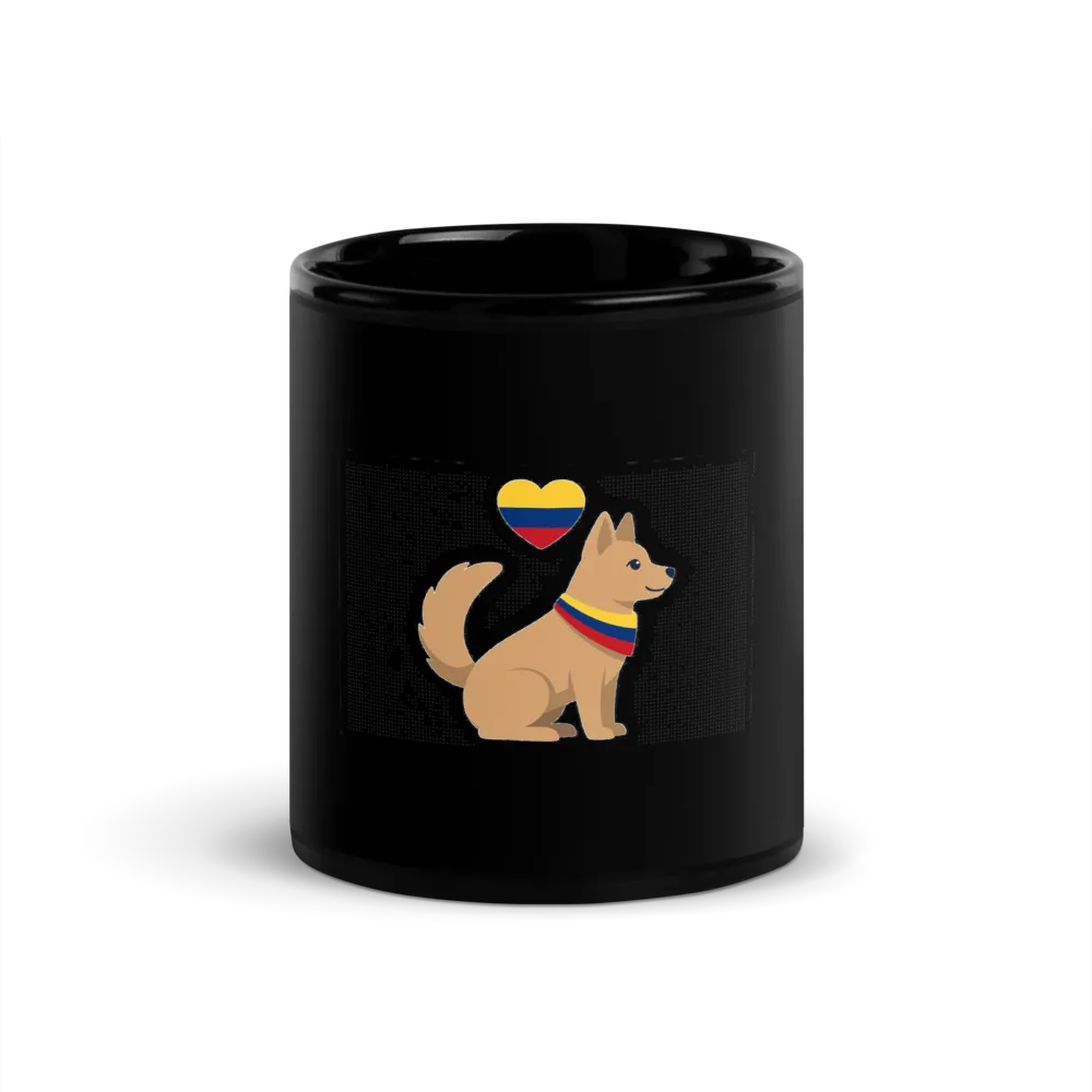 Perros de Colombia — Criollo Heart Black Mug thumbnail 2