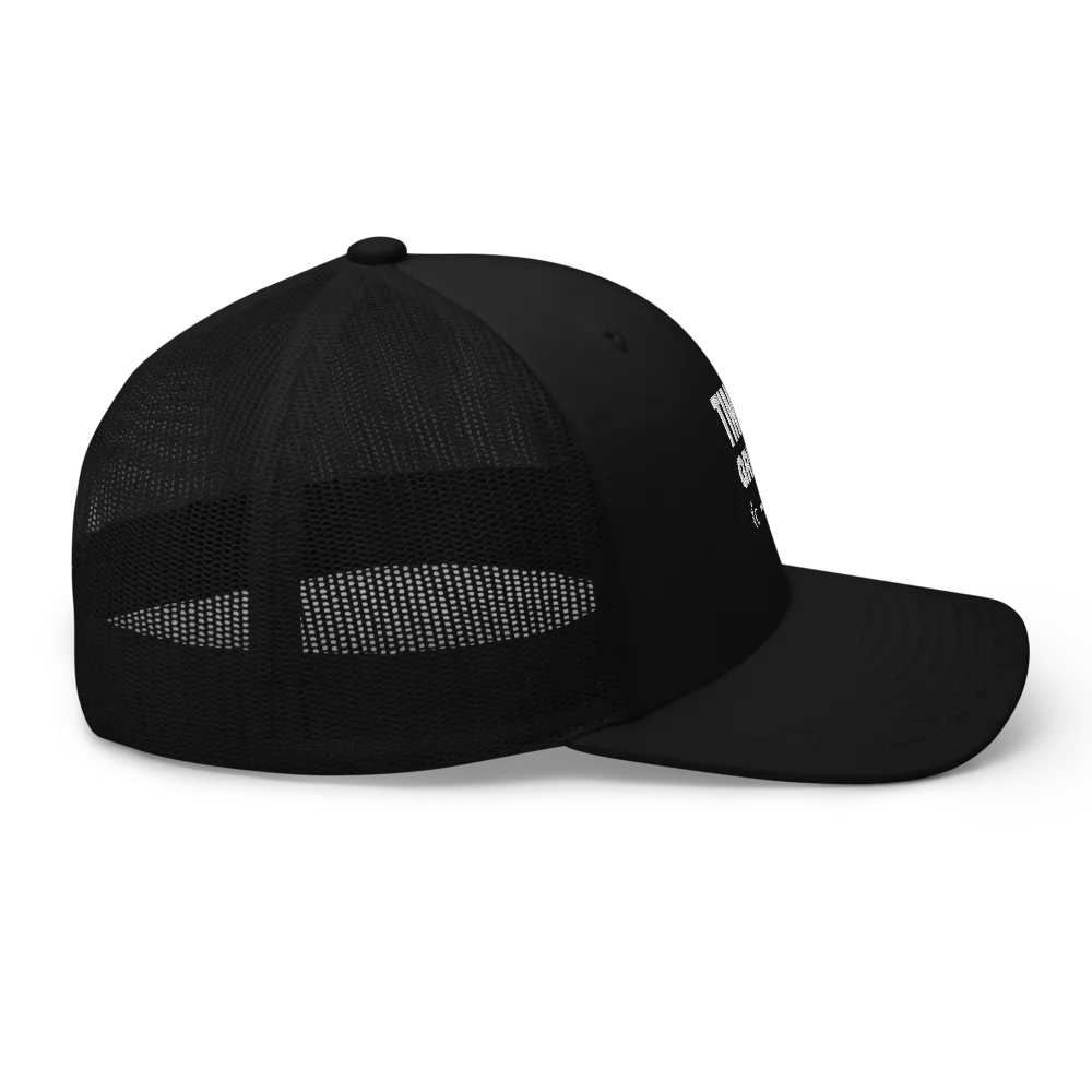 TIM🕚 GRIND Motivational Retro Trucker Hat thumbnail 5