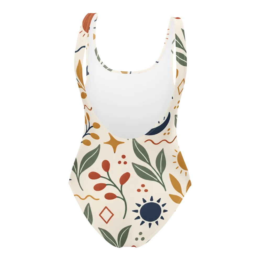 Celestial Boho Botanical Seamless Pattern thumbnail 2