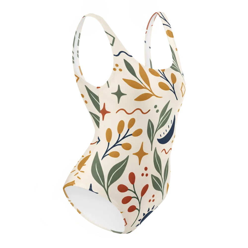 Celestial Boho Botanical Seamless Pattern thumbnail 4