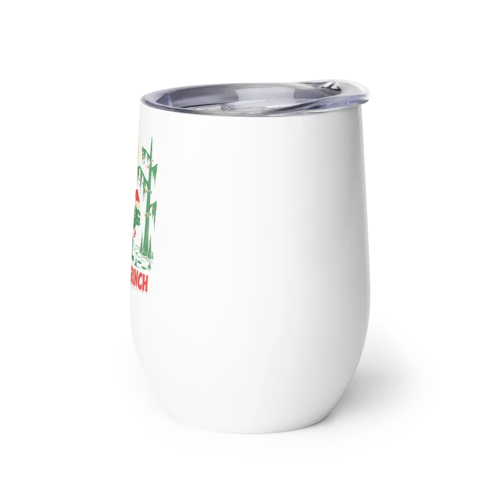 Bayou Grinch Wine Tumbler thumbnail 3