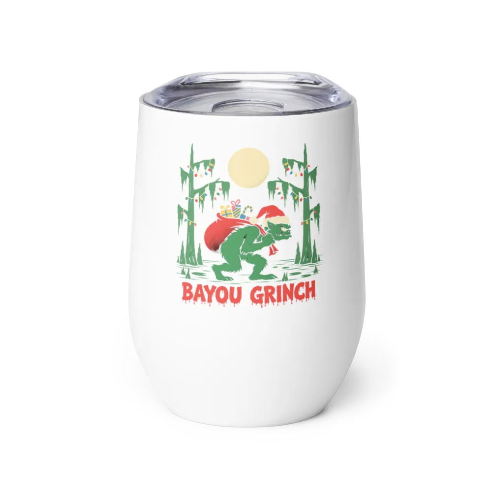 Bayou Grinch Wine Tumbler