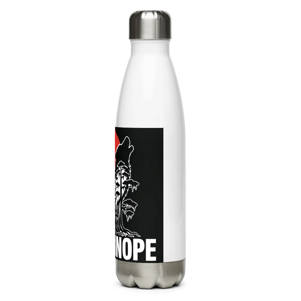 Dustinnope Wolf Water Bottle thumbnail 3