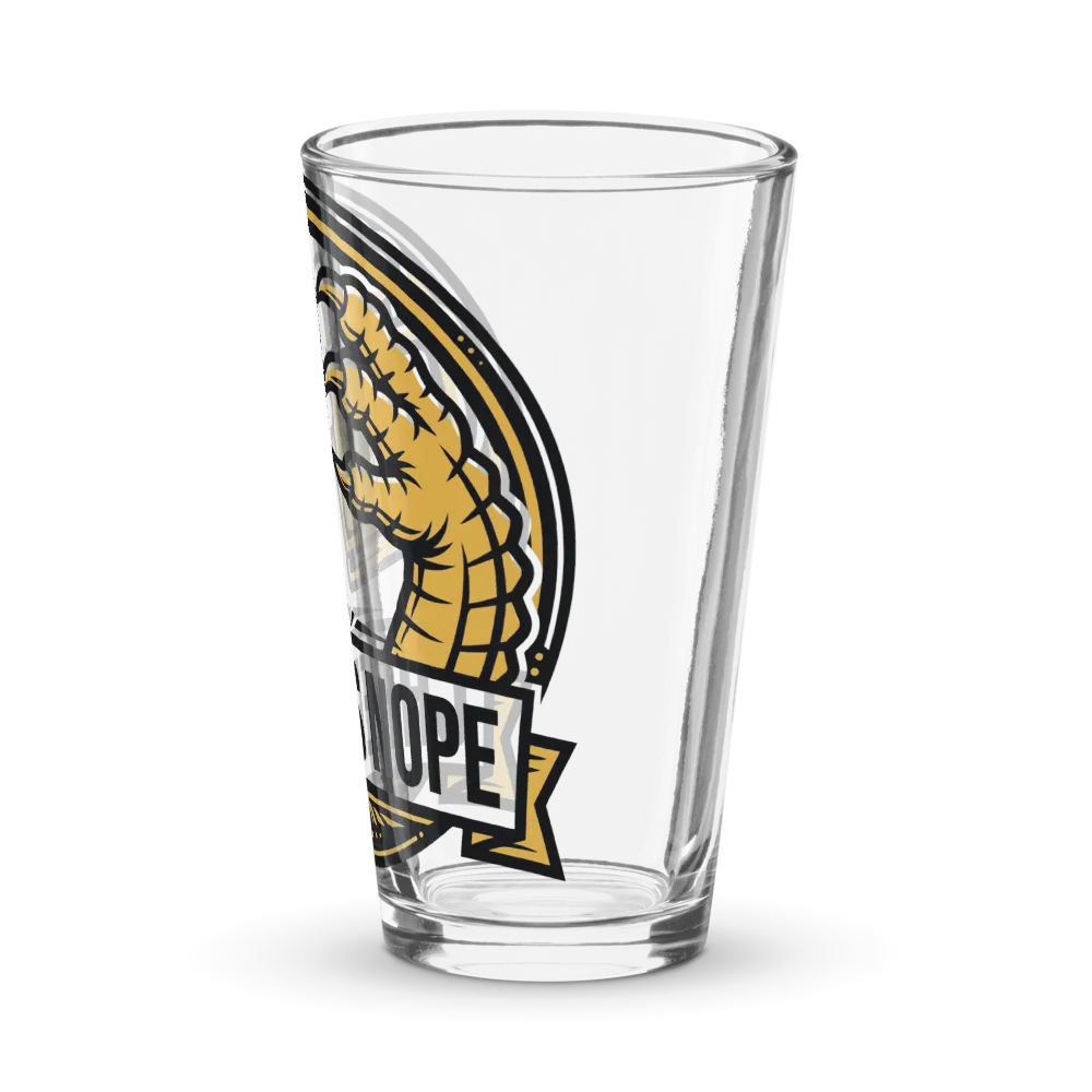 Cheers Nope Pint Glass thumbnail 4