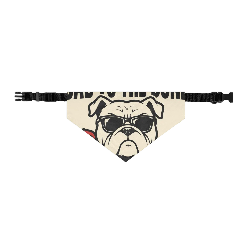 Bad To The Bone Pet Bandana thumbnail 2
