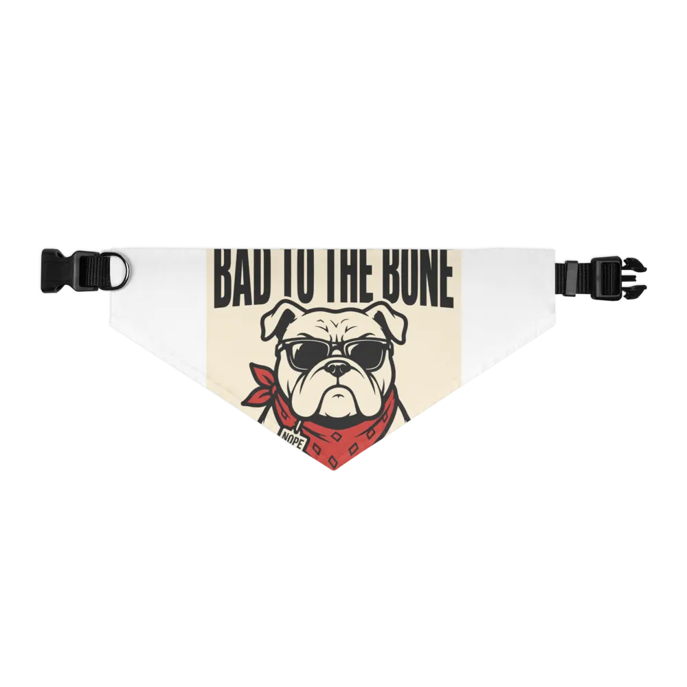 Bad To The Bone Pet Bandana thumbnail 4